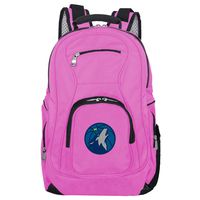 NBA Minnesota Timberwolves Voyager Laptop Backpack, 19-inches, Pink