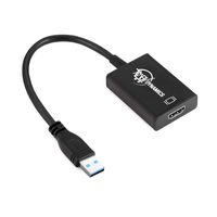 MBV Dynamics | USB 3.0 to HDMI Multiple Screen Display Adapter for Laptop and PC | 1080P Video Converter with Audio Output | Supports Windows XP/7/8/8.1/10 [NO Compatible: MAC, Linux, Vista]