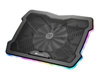 RGB Steel Mesh Panel Single 200mm Fan 10"-19" Laptop Notebook Cooling Pad by DSI
