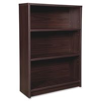 Lorell LLR79050 3-Shelf Bookcase, Espresso