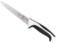 Mercer Culinary M23406WBH Millennia 6-Inch Wavy Edge Utility Knife, White