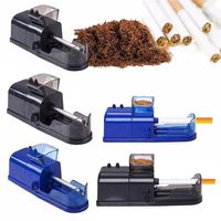 Electric Cigarette Tobacco Rolling Automatic Roller Maker Mini Machine (Black)