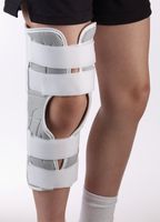 Corflex Ultra Tricot Straight Leg Immobilizer - Knee Immobilizer-L-19" - White