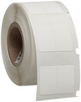 Brady WML-505-502-2S I.D. PRO Plus, LS2000 And BradyMarker 3/4" Height, 1/2" Width, B-502 Repositionable Vinyl Cloth, White Color XC Plus Printer Label (500 Per Roll)