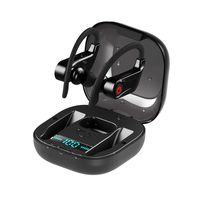 FOXICA Sport True Wireless Earbuds Bluetooth 5.0 Headphones TWS 10-Hr Play Time Earbuds with 【Charging Case】 Sweat & Waterproof Siri Accessible Headset with Noise Cancelling Built-in Mic & Rich Bass