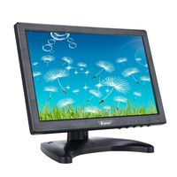 Eyoyo 10 Inch IPS LCD Monitor 1280x800 Resolution Support HDMI VGA BNC AV Input for PC TV Security Display(10 inch)