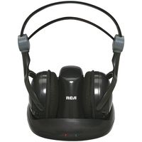 Audiovox RCA Black Wireless 900MHz Full-Size Headphones