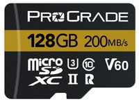 ProGrade Digital 200MB/s Micro SDXC UHS-II V60 Memory Card (128GB)