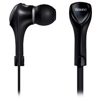iSound DGHP-5712 Stereo Earbuds & Microphone, Black