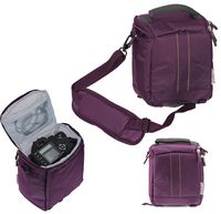 Navitech Purple DSLR & Lens Camera Bag Case Compatible with The Canon PowerShot SX420 is