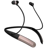OV Pro World's First Voice Activated Headphones | Professionally Reviewed| Noise Cancelling, Great Sound| Lightweight, Bluetooth Neckband| Bundled with App Optimizes Hands-Free (Rose Gold Black)