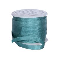 Threadart 100% Pure Silk Ribbon - 4mm Teal - No. 625-3 Sizes - 50 Colors