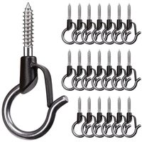 Besthouse Pack of 20 Q-Hanger, Lights Hanger Hooks Easy Release Outdoor Wire and Fairy Lights, Light House Garage Party Led Fairy Lights, Safety Buckle Design