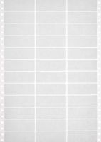 Compulabel Pinfeed Labels Fanfold Permanent Adhesive, 2 1/2" x 15/16", White (130206)