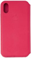 Apple Leather Folio (for iPhone X) - Berry