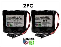 2pc Stanley Security Systems VPDBB, DL-40 Door Lock Battery