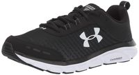 Under Armour Men's Charged Assert 8 Running Shoe, Black (001)/White, 13