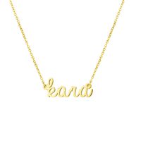 Personalized Name Necklace 18K Gold Plated New Mom Bridesmaid Gift Jewelry for Kara