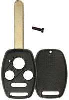 KeylessOption Just the Case Keyless Entry Remote Head Key Combo Fob Shell