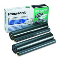 Panasonic KX-FA136 KX-F1810 F1820 F1830 KX-FM205 FM210 FM215 FM220 FM230 FM255 FM260 KX-FP195 FP200 FP245 Film Roll Refill in Retail Packaging