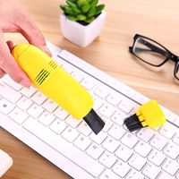 Keyboard Cleaner USB, Elevin(TM) Multifunctional Keyboard Dust Cleaner Computer Clean Tools Shutter Cleaner Window Blinds Cleaner Brush (Yellow)