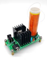 DIKAVS DC 15-24V 15W Mini Music Tesla Coil Plasma Speaker Loudspeaker Tesla Wireless Transmission DIY Kits