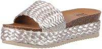 LFL by Lust for Life Women's L-Park Flat Sandal, Natural Raffia, 7.5 Medium US