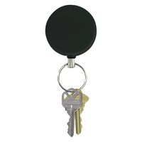Lucky Line Retractable Key Reel, Black (42501)