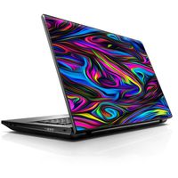 15 15.6 inch Laptop Notebook Skin Vinyl Sticker Cover Decal Fits 13.3" 14" 15.6" 16" HP Lenovo Apple Mac Dell Compaq Asus Acer/Neon Color Swirl Glass