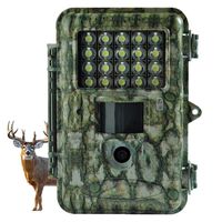 Hunting Trail Game Camera,18MP Scouting Camera 2'' LCD 1080P with White LED Flash and Adjustable Sensitivity Up to 100ft Detection and Lighting Range ...