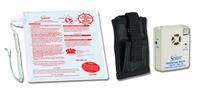 Secure Chair Exit Alarm Set for Falls Management and Wandering Prevention - Antimicrobial Sensor Pad with Tamper Resistant Monitor and Protective Holder