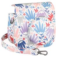 Blummy PU Leather Instax Mini 9 Camera Case for Fujifilm Instax Mini 8/ Mini 8+/ Mini 9 Instant Camera with Adjustable Strap and Pocket (Palm)