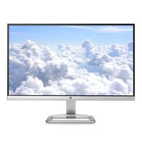 HP 2016 Model 23 inch ES Series Ultrafast ~ IPS Full HD (1920x1080) ~ LED Monitor ~ HDMI, VGA, Tiltable ~ Silver