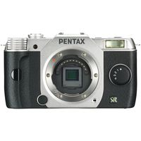 Pentax Q7 12.4MP Mirrorless Digital Camera with 3-Inch LCD - Body Only (Silver) (OLD MODEL)