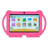 Xgody T702 7 Inch HD Kids Tablet PC for Kids Quad Core Android 8.1 16GB ROM 1GB RAM Touch Screen with WiFi Pre-Loaded 3D Game Dual Camera Pink