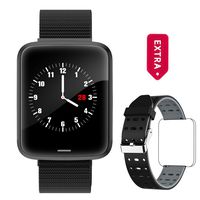 Lintelek Smart Watch, Smartwatch Blood Pressure Monitor, Fitness Watch HR with Sleep Monitor Compatible with iPhone, Samsung and Android Phones for Men, Women and Gifts