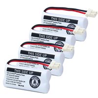 QBLPOWER BT162342 BT262342 Battery for BT183342 BT283342 BT166342 BT266342 VTech CS6114 CS6419 CS6719 AT&T EL52300 CL80111 Cordless Phone (4 Pack BT166342)