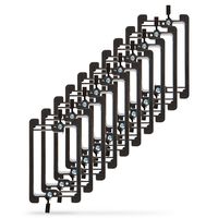 Buyer's Point Single Gang Low Voltage Mounting Bracket Device [UL Listed] (1 Gang, 10 Pack), for Telephone Wires, Network Cables, HDMI, Coaxial, Speaker Cables (10)