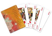 Tree-Free Greetings Standard Playing Card Deck, Dance in The Rain Themed Inspriational Quote Art (15154)