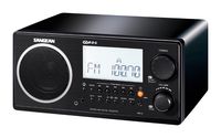 Sangean WR-2BK FM-RDS (RBDS)/AM Wooden Cabinet Table Top Digital Tuning Receiver, Black, 10 Memory Preset Stations (5 FM/5 AM), Easy to Read LCD Display, Digital tuning system, Clock and Alarm (Radio/Buzzer), Adjustable Sleep Timer