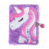 Diary with Lock for Girls, Unicorn Journal , Magic Travel Journal Notebook for Adults and Kids , a Heart Shaped Lock and 2 Keys, for Christmas & New Year