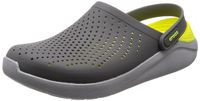 Crocs Men's and Women's LiteRide Clog, Casual Athletic Shoe with Extraordinary Comfort Technology, Slate Grey/Light Grey, 8 US Women / 6 US Men