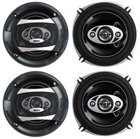 4) BOSS P55.4C 5.25" 600W 4-Way Car Coaxial Audio Speakers Stereo P554C 2 PAIR