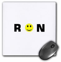 Print of Ron With Smiley Face For O - Mouse Pad, 8 by 8 inches (mp_204840_1)