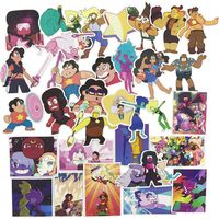 Steven Universe Cartoon Laptop Stickers 30pcs Pack, Kids and Teen Water Bottle Travel Case Computer Wall Skateboard Motorcycle Phone Bicycle Luggage Guitar Bike Stickers Decal