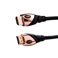 Monster HDMI Cable 4k Ultra HD 12ft with Ethernet - 60/120 Hz Refresh Speed - 21Gbps High Definition 1080p Video - Corrosion-Resistant 24k Gold Contacts