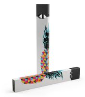 Summer Skin-kit for The Pax JUUL (JuulLabs) Vaping Device (Skin Only) - Geo Retro Summer Pineapple v1