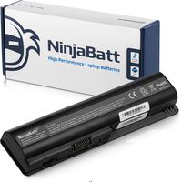NinjaBatt Laptop Battery 484170-001 HSTNN-LB72 for HP Pavilion DV4 G71-340US G60-235DX G60-535DX DV4-2145DX DV5-1235DX DV4-2045DX G60-445DX DV5-1002NR DV6-1030US G70 Presario CQ60 CQ61 [6 Cells/48Wh]