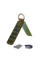 Guardian Fall Protection 00455 Temper Reusable Anchor for flat 12/12 Pitch with Fasteners