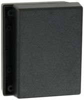 Serpac 131 ABS Plastic Enclosure, 4-3/8" Length x 3-1/4" Width x 1-1/2" Height, Black